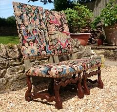 Antique Pair of Jacobean Style 19th Century Chairs 45h 20w 29d 17h seat _4.JPG
